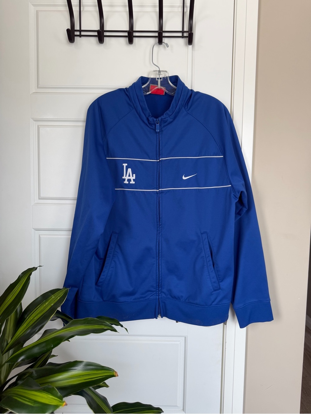 Nike Kids Royal Blue LA Dodgers Track Jacket
